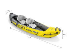 Load image into Gallery viewer, Intex Explorer™ K2 Inflatable Kayak - 2 Person
