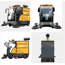 Load image into Gallery viewer, Electric Large Industrial Sweeper Street Sweeper Machine with Cap
