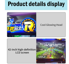 Load image into Gallery viewer, Coin Operated Arcade Riding Moto Simulator Machine for Game Centers 2 Players Metal &amp; Plastic
