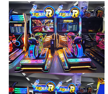 Load image into Gallery viewer, Coin Operated Arcade Riding Moto Simulator Machine for Game Centers 2 Players Metal &amp; Plastic
