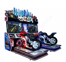 تحميل الصورة إلى عارض المعرض، Coin Operated Motorcycle Racing Game Console Fun Driving Simulator for Game Centers
