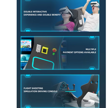 Load image into Gallery viewer, VR Airplane Simulator 9D Virtual Flight Game Machine for Commercial Use
