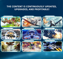 Load image into Gallery viewer, VR Airplane Simulator 9D Virtual Flight Game Machine for Commercial Use
