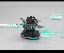 Load image into Gallery viewer, VR Airplane Simulator 9D Virtual Flight Game Machine for Commercial Use
