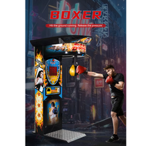 تحميل الصورة إلى عارض المعرض، Coin Operated Game Room Boxing Punch Machine Equipment for Amusement Park Trendy Sport Arcade
