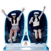 Load image into Gallery viewer, 9D VR Chair Cinema 2 Seats Virtual Reality Games VR Theme Park Rides 9D Cinema VR Egg Cinema
