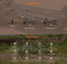 Load image into Gallery viewer, Kugoo Kirin Kukirin G2 Master Scooter 2025 VERSION 2.0 - 52V 20.8Ah 1000W
