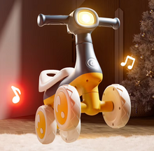 Load image into Gallery viewer, Kids Ride on Balance Bike-4 Wheel Bubble Blowing Car Toys with Light and Music Age 10-36 Months
