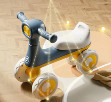 Load image into Gallery viewer, Kids Ride on Balance Bike-4 Wheel Bubble Blowing Car Toys with Light and Music Age 10-36 Months
