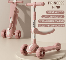 تحميل الصورة إلى عارض المعرض، Kids’ Adventure Manual Scooter 2-in-1 Age 2-12 Years
