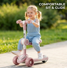 تحميل الصورة إلى عارض المعرض، Kids’ Adventure Manual Scooter 2-in-1 Age 2-12 Years
