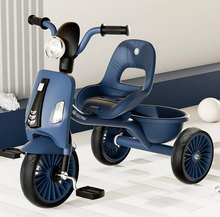 Load image into Gallery viewer, Kids tricycle stroller Push car , rubber wheels Baby Stroller Bike for kids with music and light  Age 18 months -5years
