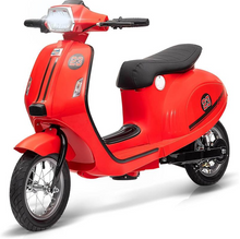 تحميل الصورة إلى عارض المعرض، Kids Rideon 24V Vespa Bike XXL Electric Scooty 350W Age 5-10
