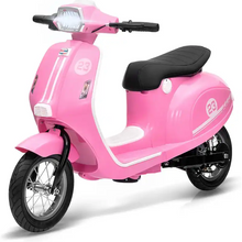 تحميل الصورة إلى عارض المعرض، Kids Rideon 24V Vespa Bike XXL Electric Scooty 350W Age 5-10
