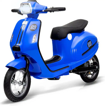 تحميل الصورة إلى عارض المعرض، Kids Rideon 24V Vespa Bike XXL Electric Scooty 350W Age 5-10

