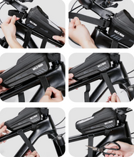 Load image into Gallery viewer, WILD MAN 1.2L Cycling Waterproof Hard Shell Bike Saddle Bag Under seat
