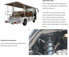 Load image into Gallery viewer, Electric Tour Shuttle 75V with 14 Seats Sightseeing Bus
