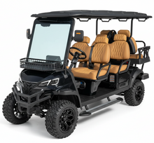 تحميل الصورة إلى عارض المعرض، High Performance Luxury 6-seater Electric Off-road Golf Cart for Golf , utility, Campsite Use

