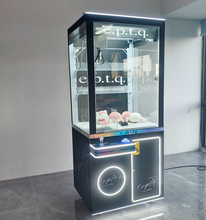 Load image into Gallery viewer, Classic Coin-Operated Doll Grabbing Claw Crane Machine with Transparent Cabinet and Card Payment for Game Centers &amp; Arcade Use
