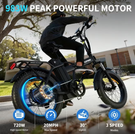 Windhorse W4A Electric Bicycle 48V 15Ah.6Ah 720W