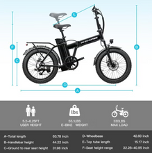 Load image into Gallery viewer, Windhorse W4A Electric Bicycle 48V 15Ah.6Ah 720W
