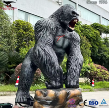 Load image into Gallery viewer, Gorilla King Kong - Dinosaur Realistic Simulation Animal Model Gorilla Statue Custom for Theme Park Display
