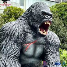 Load image into Gallery viewer, Gorilla King Kong - Dinosaur Realistic Simulation Animal Model Gorilla Statue Custom for Theme Park Display
