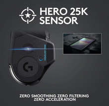 Load image into Gallery viewer, Logitech G502 LIGHTSPEED Wireless Gaming Mouse with HERO Sensor and Tunable Weights - Black
