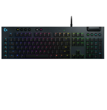تحميل الصورة إلى عارض المعرض، Logitech G815 LIGHTSYNC RGB Mechanical Tactile Gaming Keyboard - Black
