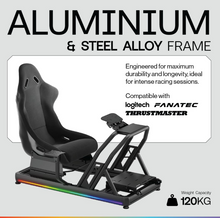 تحميل الصورة إلى عارض المعرض، NAVO Apex Racing Simulator Cockpit-Black

