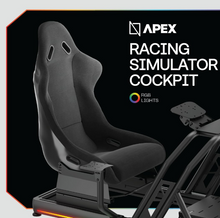 تحميل الصورة إلى عارض المعرض، NAVO Apex Racing Simulator Cockpit-Black
