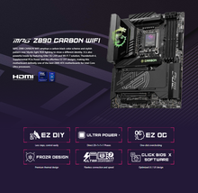 تحميل الصورة إلى عارض المعرض، Msi MPG Z890 Carbon WiFi DDR5 LGA 1851 ATX Motherboard – Black
