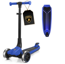 تحميل الصورة إلى عارض المعرض، Lamborghini Kids Scooter for Ages 3-7, 3 Wheel Scooter with Light Up Wheels and LED Tray
