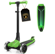 تحميل الصورة إلى عارض المعرض، Lamborghini Kids Scooter for Ages 3-7, 3 Wheel Scooter with Light Up Wheels and LED Tray
