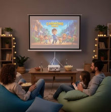 Load image into Gallery viewer, Green Lion Portable Projection Screen With Tripod Stand 72" - Matte White
