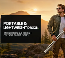 Load image into Gallery viewer, Green Lion Portable Projection Screen With Tripod Stand 72" - Matte White
