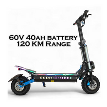 Load image into Gallery viewer, Wind Horse H3 E Scooter 60V 40Ah 3000W Dual motor 120km Range
