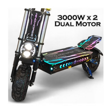 Load image into Gallery viewer, Wind Horse H3 E Scooter 60V 40Ah 3000W Dual motor 120km Range
