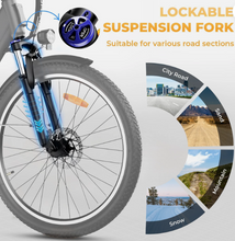 تحميل الصورة إلى عارض المعرض، 2025 New Windhorse F2 Urban Commuter E Bike 36V 13Ah 350W
