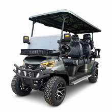 تحميل الصورة إلى عارض المعرض، High Performance Luxury 6-seater Electric Off-road Golf Cart for Golf , utility, Campsite Use
