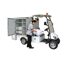 تحميل الصورة إلى عارض المعرض، Electric Hotel Trolley Cleaning Housekeeping Car Organizer Cart
