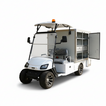 تحميل الصورة إلى عارض المعرض، Electric Hotel Trolley Cleaning Housekeeping Car Organizer Cart
