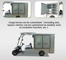 تحميل الصورة إلى عارض المعرض، Electric Hotel Trolley Cleaning Housekeeping Car Organizer Cart
