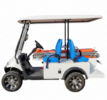 Load image into Gallery viewer, Electric Ambulance Vehicle Medical Buggy &amp; Golf Cart with Stretcher First Aid Emergency Aid
