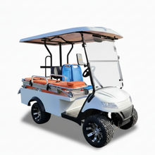 Load image into Gallery viewer, Electric Ambulance Vehicle Medical Buggy &amp; Golf Cart with Stretcher First Aid Emergency Aid
