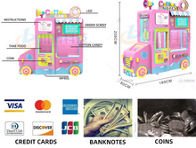 Load image into Gallery viewer, Automatic Cotton Candy Machine for Shopping Mall Flower Commercial Vending Machine Maker
