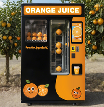 Load image into Gallery viewer, Fresh Orange Juice Vending Machine for commercial use at malls streets Retail setups Events 24/7 Passive income
