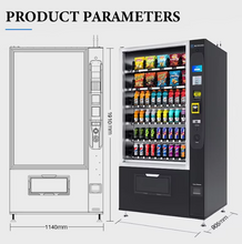 Load image into Gallery viewer, LCD Screen Ai Vending Machine with Id Verification Combo Food Smart Snack Vending Machine Drinks &amp; Foods
