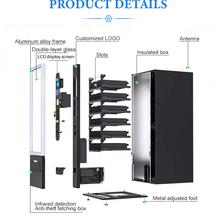 Load image into Gallery viewer, LCD Screen Ai Vending Machine with Id Verification Combo Food Smart Snack Vending Machine Drinks &amp; Foods
