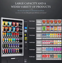 Load image into Gallery viewer, LCD Screen Ai Vending Machine with Id Verification Combo Food Smart Snack Vending Machine Drinks &amp; Foods
